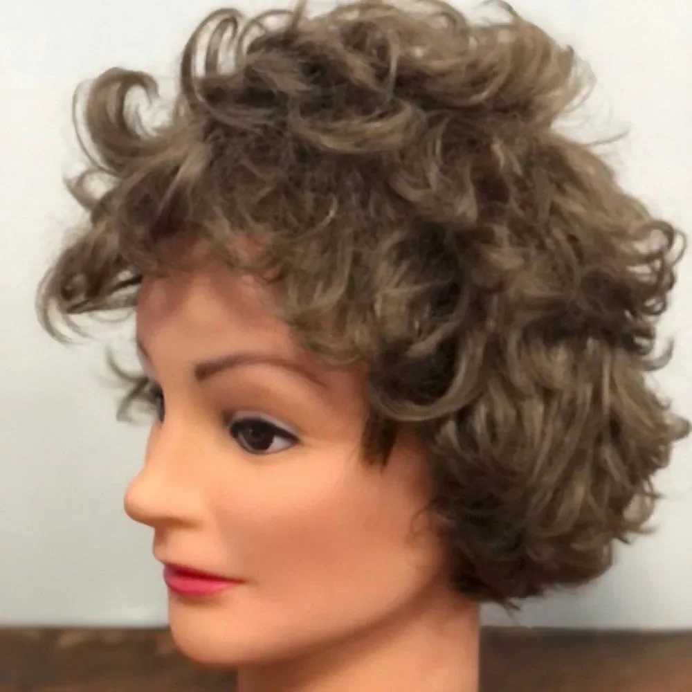 TWC Wig Petite Short Curly Hair Vintage